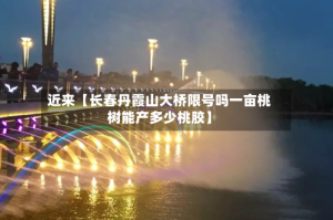 近来【长春丹霞山大桥限号吗一亩桃树能产多少桃胶】