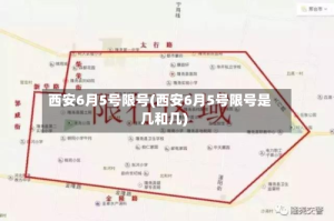 西安6月5号限号(西安6月5号限号是几和几)
