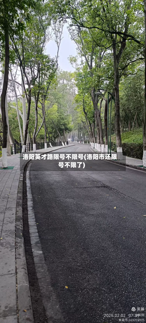 洛阳英才路限号不限号(洛阳市还限号不限了)-第2张图片
