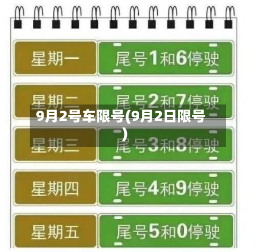 9月2号车限号(9月2日限号)-第1张图片