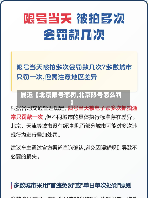 最近【北京限号惩罚,北京限号怎么罚】-第1张图片