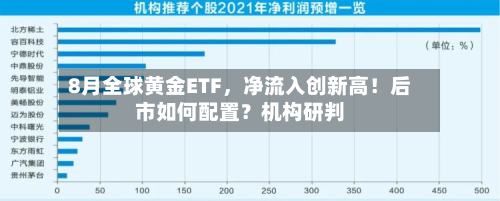8月全球黄金ETF，净流入创新高！后市如何配置？机构研判-第2张图片