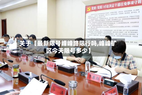 关于【最新限号峰峰路限行吗,峰峰矿区今天限号多少】-第2张图片