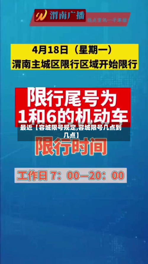 最近【容城限号规定,容城限号几点到几点】-第1张图片