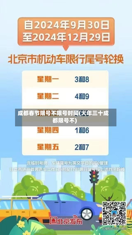 成都春节限号不限号时间(大年三十成都限号不)-第2张图片