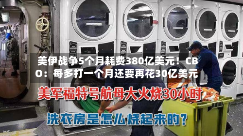 美伊战争5个月耗费380亿美元!CBO:每多打一个月还要再花30亿美元-第2张图片