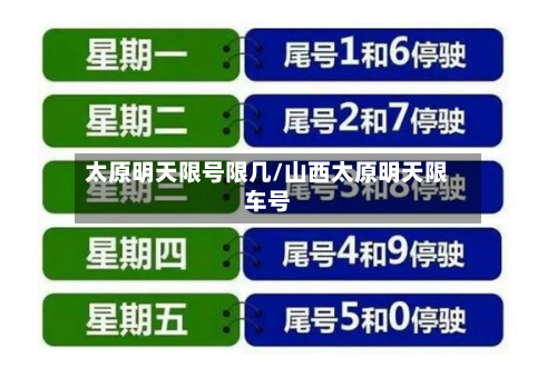 太原明天限号限几/山西太原明天限车号-第2张图片