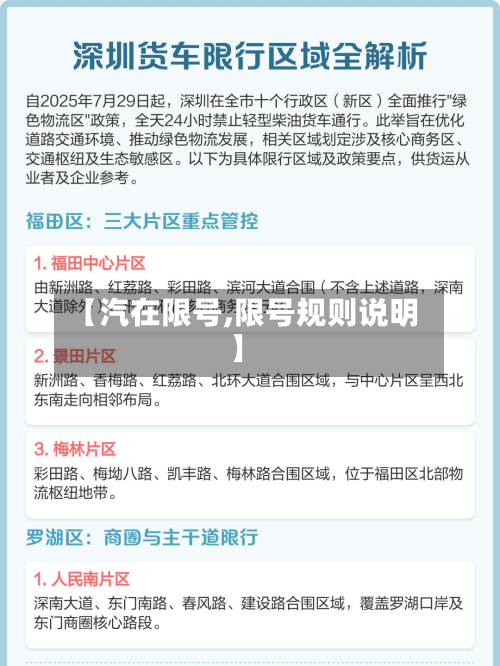 【汽在限号,限号规则说明】-第2张图片