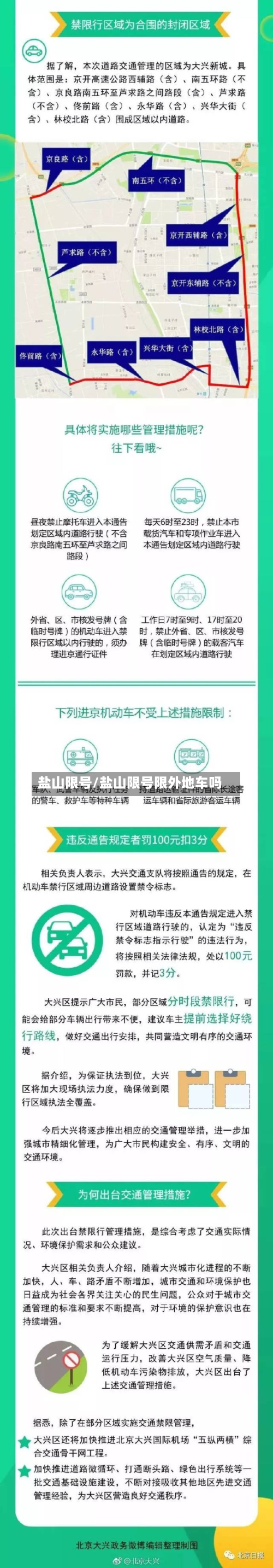 盐山限号/盐山限号限外地车吗-第2张图片