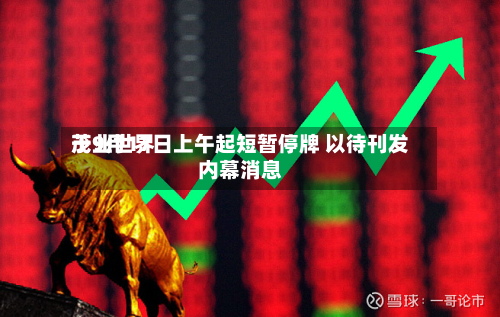 茂业世界于9月17日上午起短暂停牌 以待刊发内幕消息-第1张图片