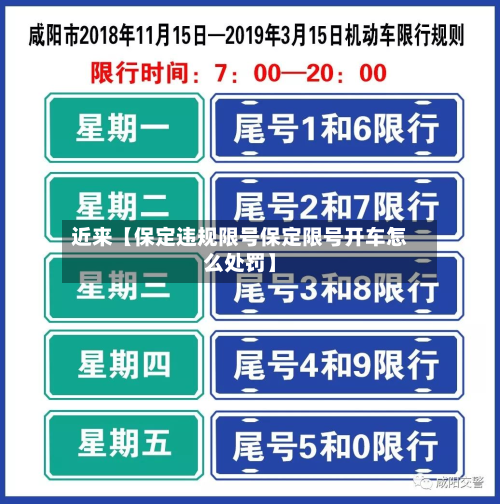 近来【保定违规限号保定限号开车怎么处罚】-第1张图片