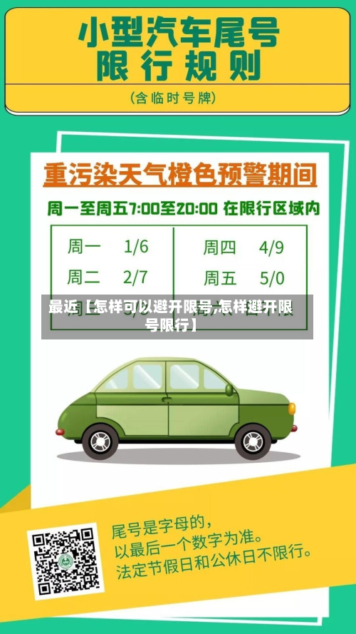 最近【怎样可以避开限号,怎样避开限号限行】-第1张图片